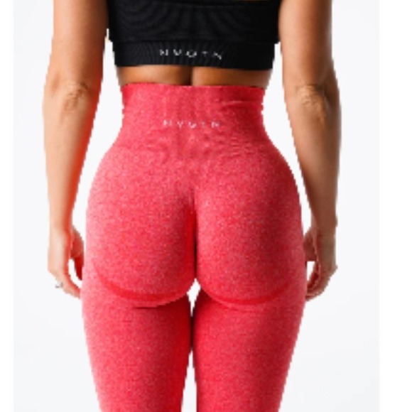NVGTN Pants - NVGTN Women's Red Contour 2.0 Seamless Leggings Size S